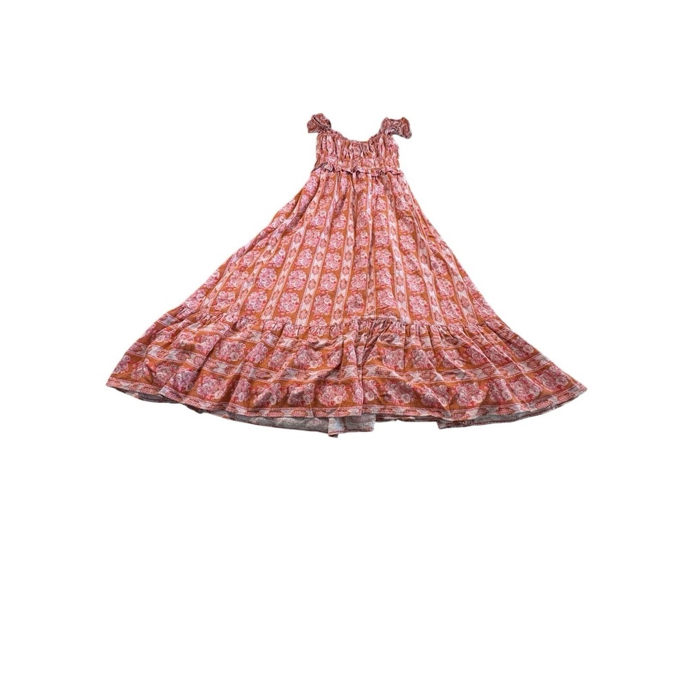 House of Harlow 1960 Floral Maxi Dress Smocked Boho Small